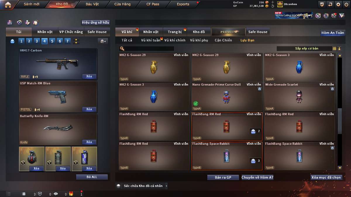 shop acc cf uy tin gia re